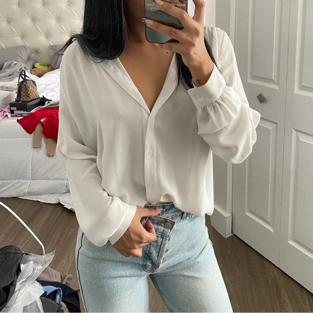 White Button Up Shirt